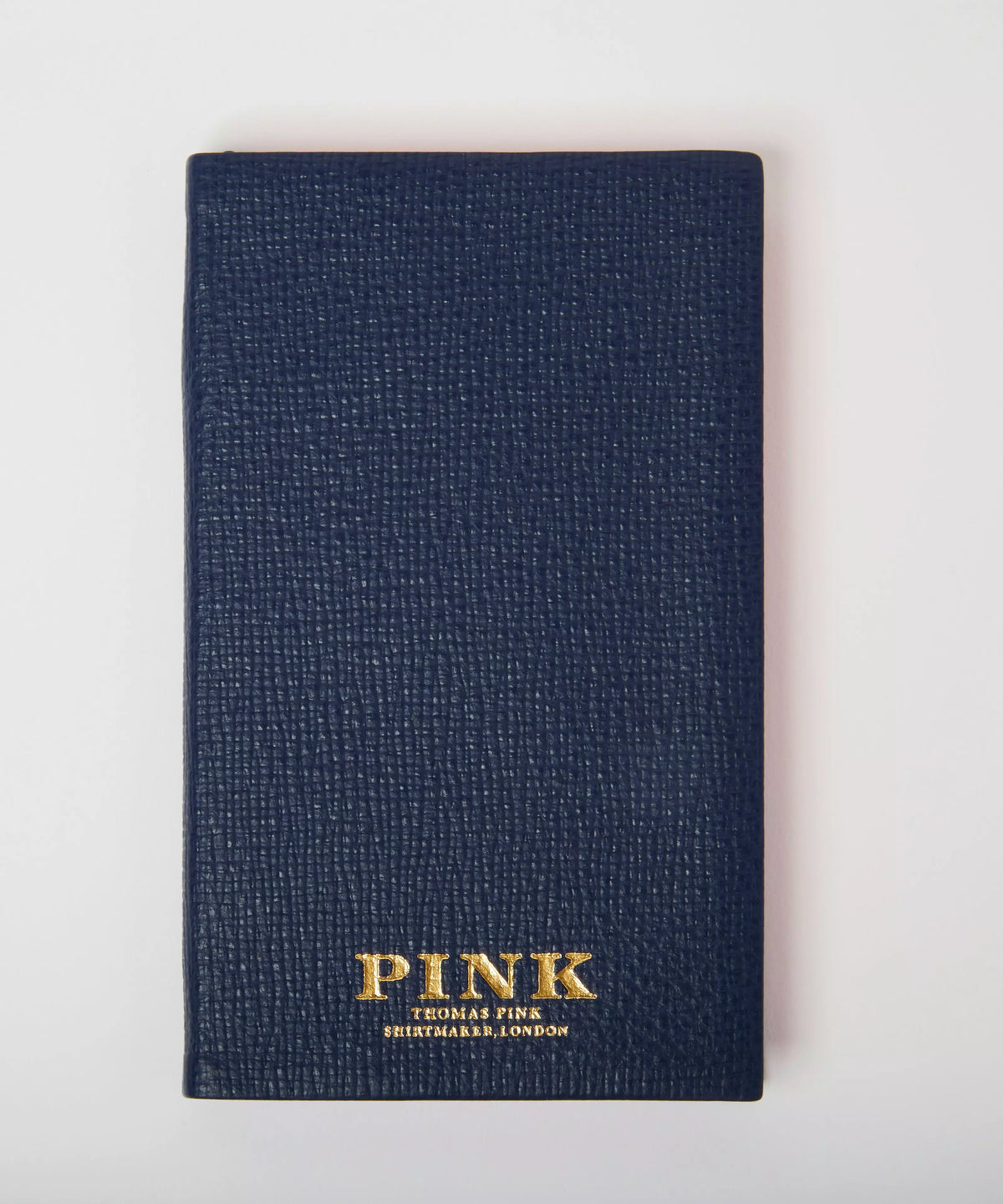 Navy Blue Pocket Size Leather Bound Notebook