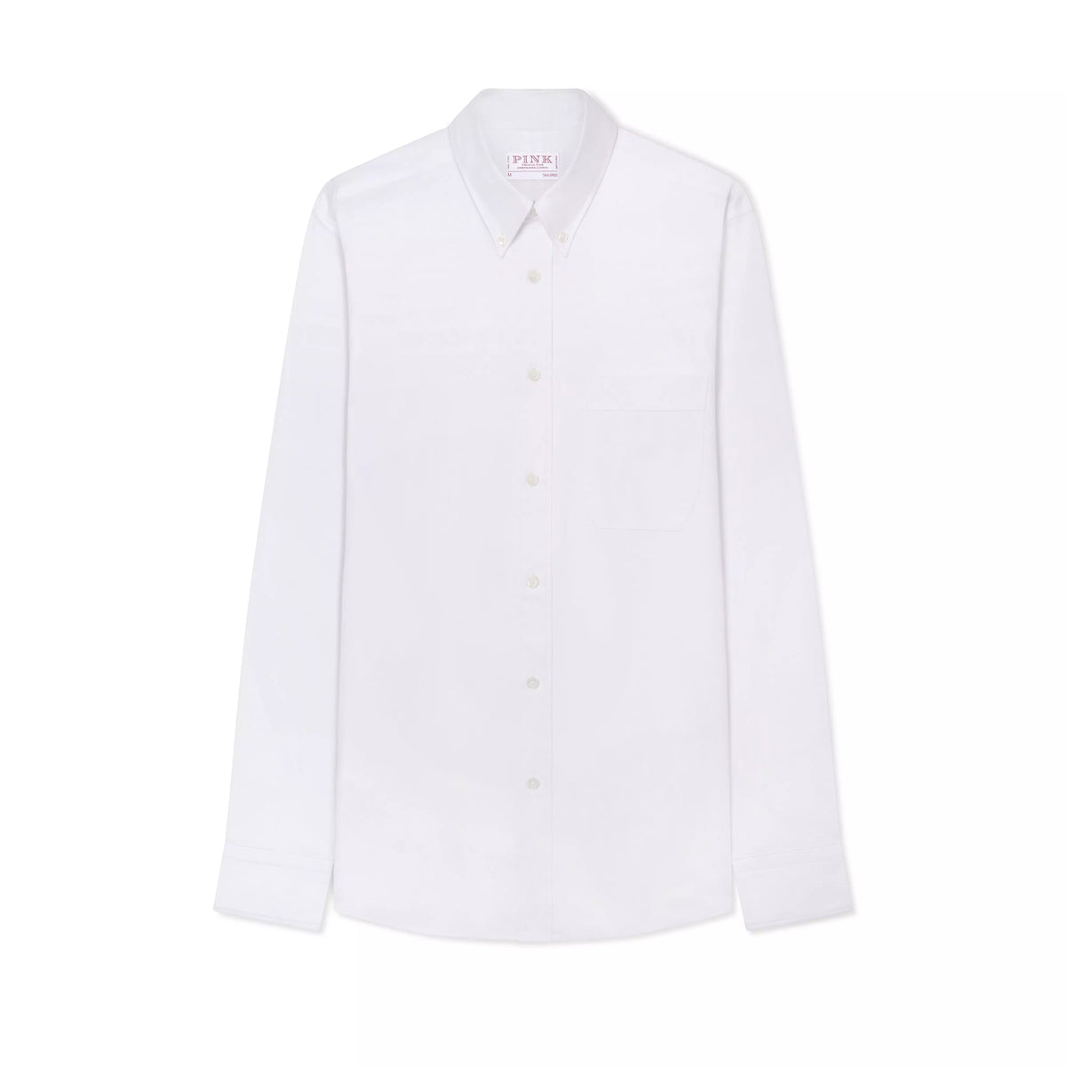 White Tailored Fit Smart Casual Button Down Weekend Oxford Shirt