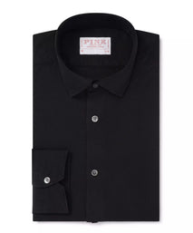 Dark Navy Blue Slim Fit Smart Casual Dark Indigo Shirt