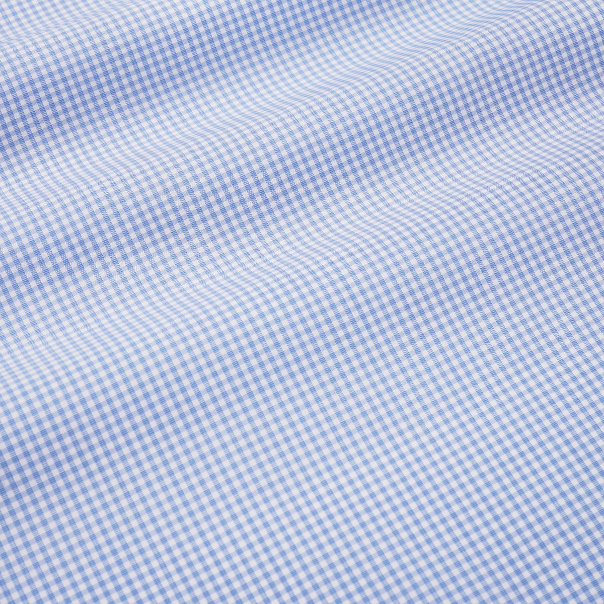 Blue & White Slim Fit Mini Check Formal Shirt
