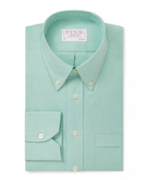 Spearmint Green Classic Fit Button Down Smart Casual American Oxford Shirt