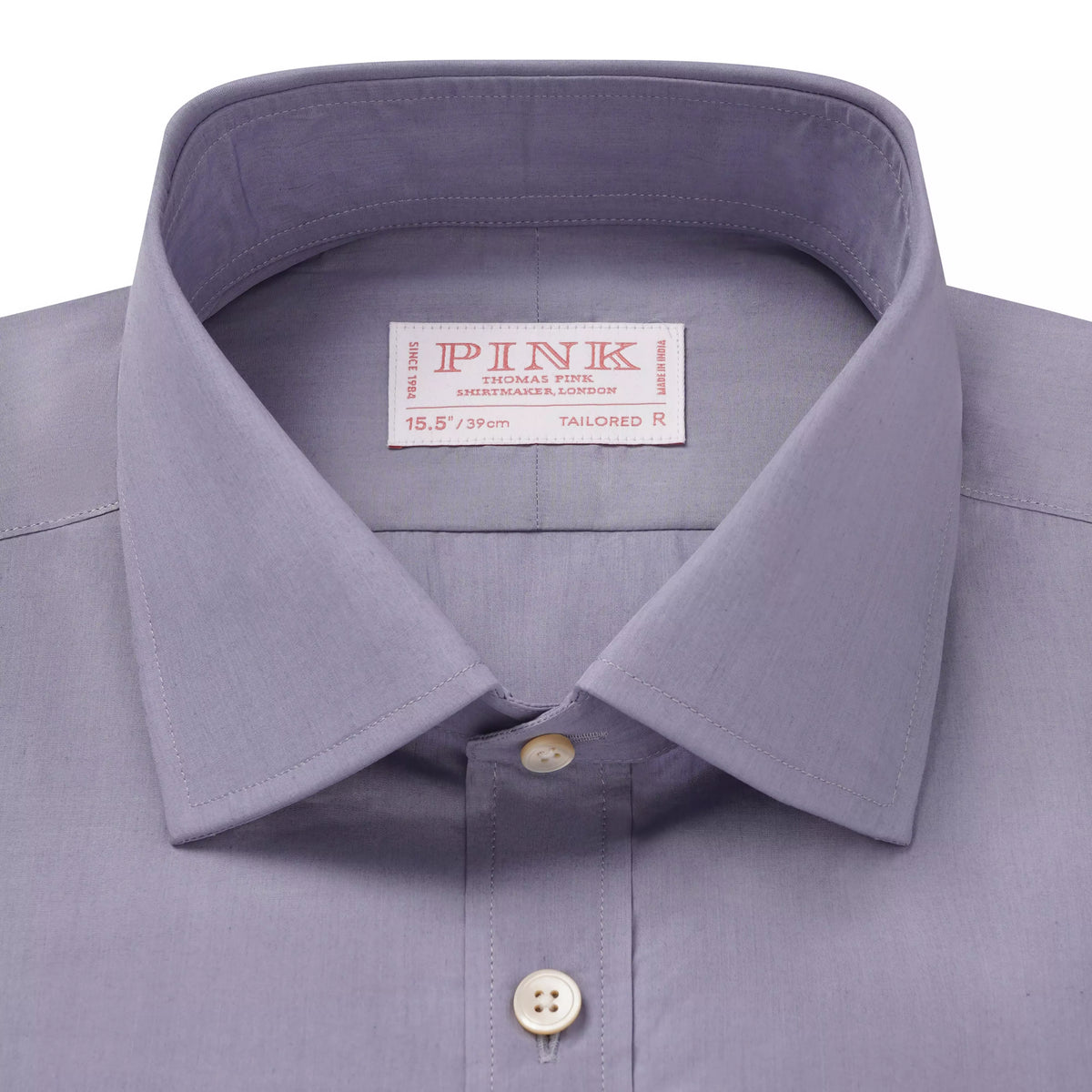 Blue Tailored Fit Piumino Egyptian Cotton Formal Shirt