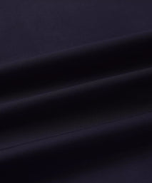 Navy Blue Classic Fit Double Cuff Ramses Cotton Poplin Formal Shirt