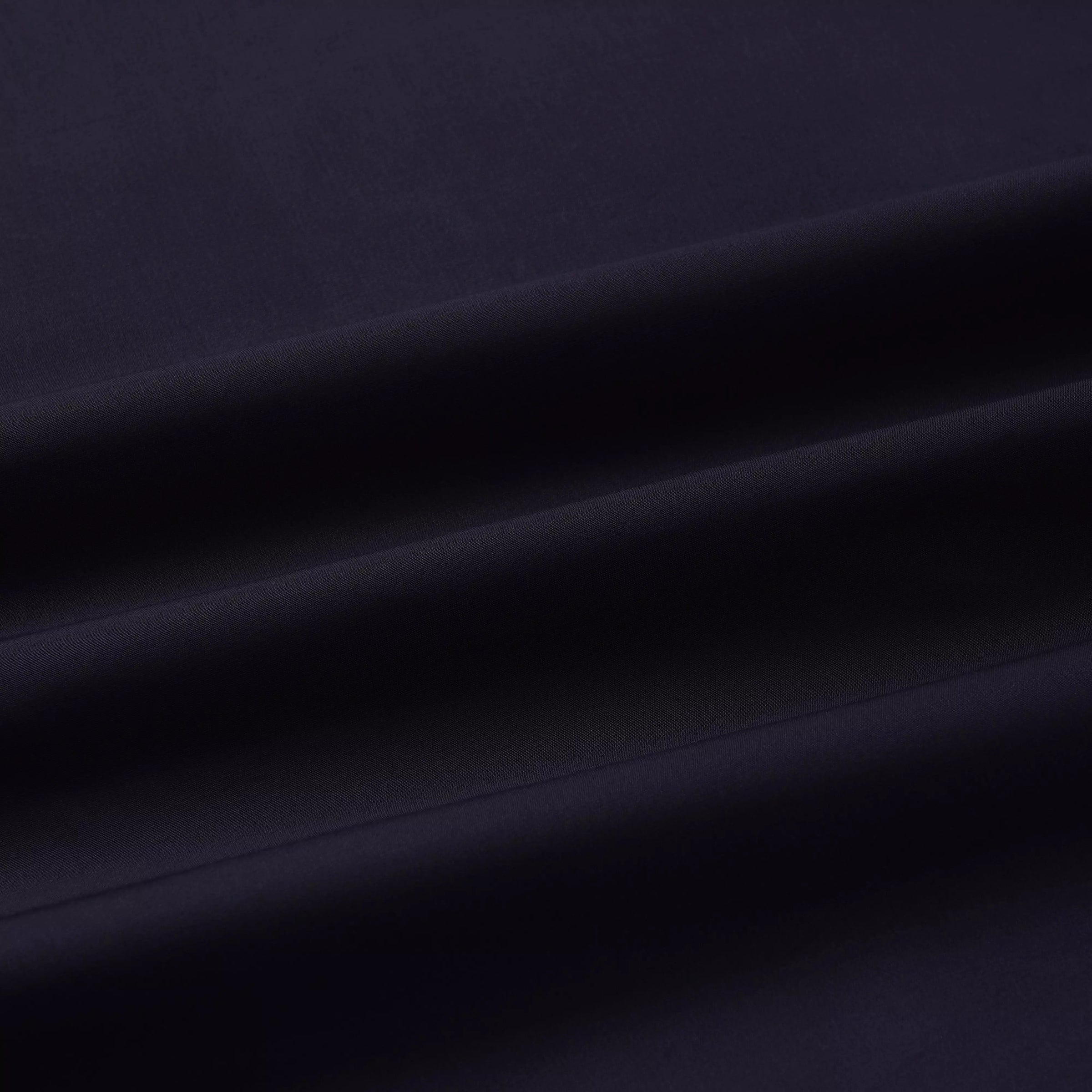 Navy Blue Classic Fit Double Cuff Ramses Cotton Poplin Formal Shirt